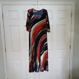 Multicolor Maxi Dress 2X